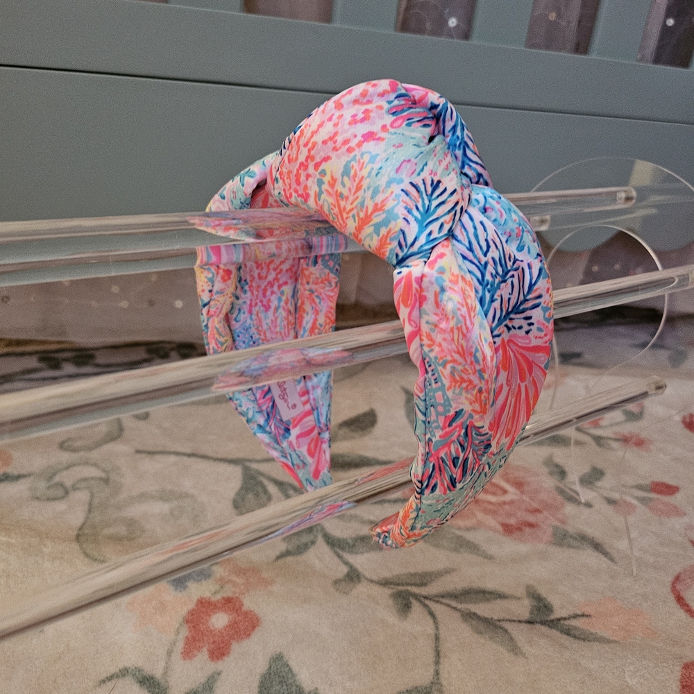 Lilly Pulitzer Vibrant Pink and Blue Headband